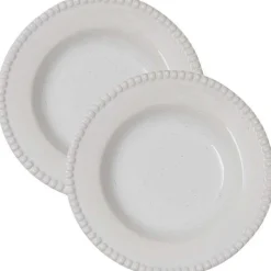 Daria suppetallerken 26 cm 2 stk cotton white