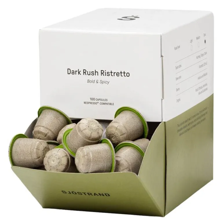 Dark Rush Ristretto kaffekapsler 100 stk