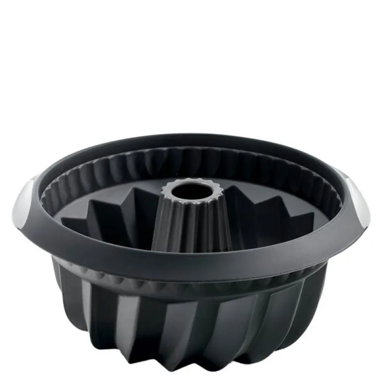 Deep Savarin kakeform i silikon 22 cm svart