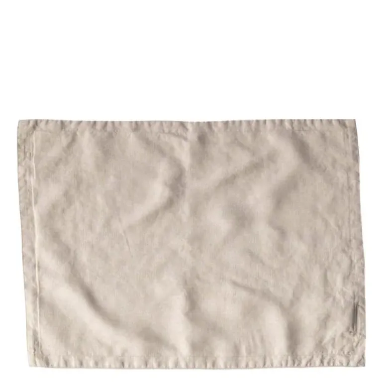 Dekkeunderlag lin 35x50 cm warm grey