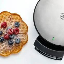 Deluxe vaffeljern enkel stål