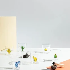 Desert Plants vannglass 30 cl kaktus grønn/rav