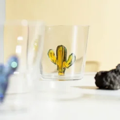 Desert Plants vannglass 30 cl kaktus grønn/rav