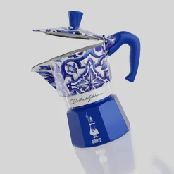 D&G espressokoker 250 ml 6-kopper blå