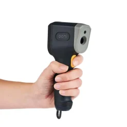 Digitalt infrarødt termometer 18 cm svart