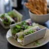 Ditte taco-stativ 2 stk beige/burgunder
