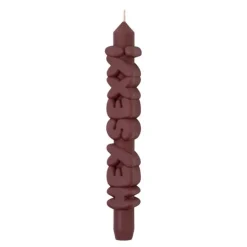 3D kronelys 23 cm HEY SEXY! mocha