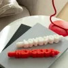 3D kronelys 23 cm LOVE YOU hvit