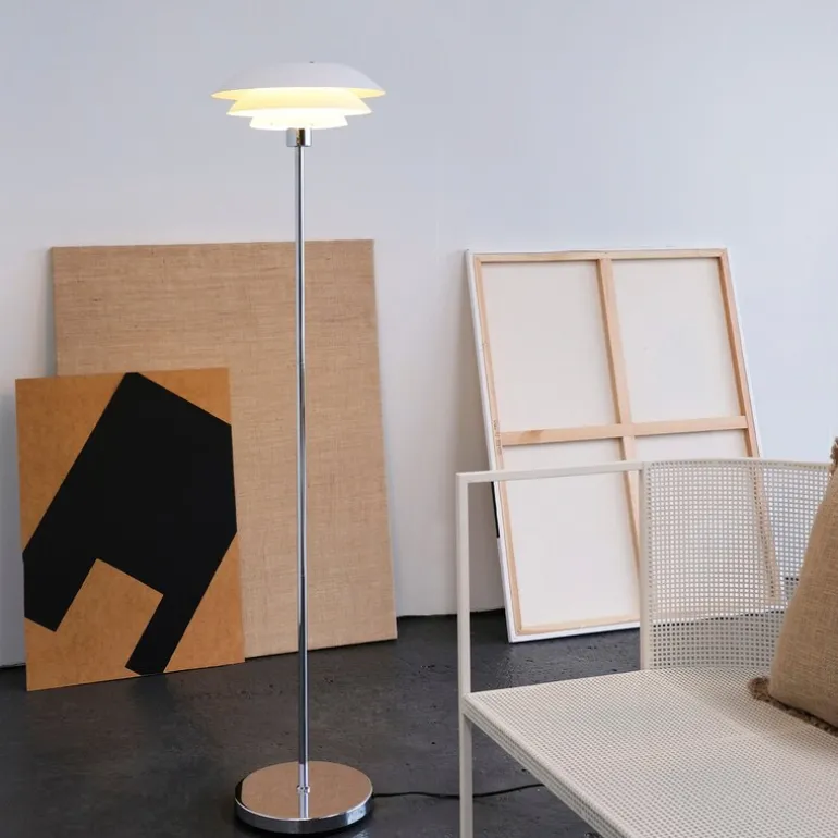 DL31 gulvlampe 133 cm hvit