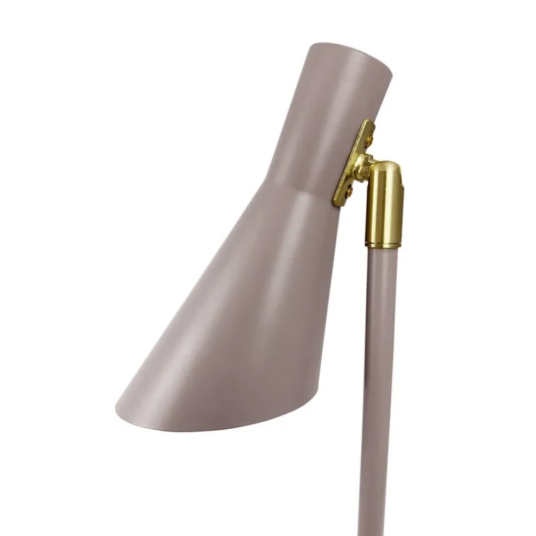 DL12 mini bordlampe 39,5 cm beige/messing