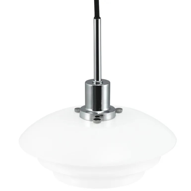 DL20 pendel 9 cm opal/krom