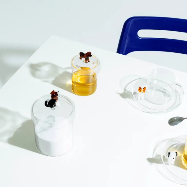 Dogs tekopp med skål 30 cl dalmatiner