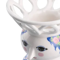 Dora lysestake 9,5 cm blå