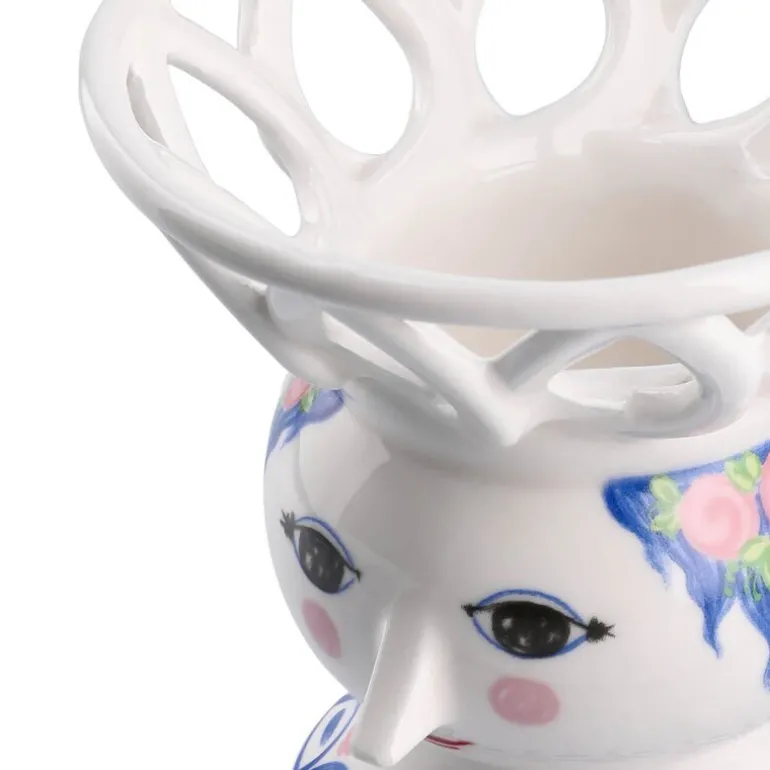 Dora lysestake 9,5 cm blå