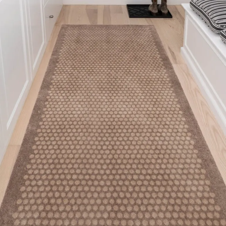 Dot gulvmatte 200x90 cm beige