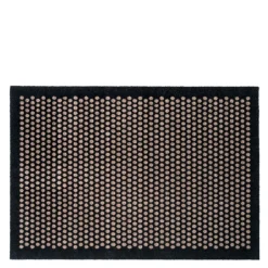 Dot gulvmatte 130x90 cm svart/sand