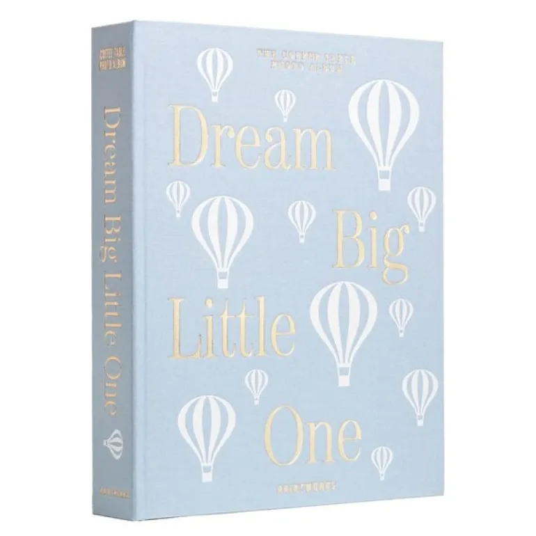 Dream Big Little One babyalbum lyseblå