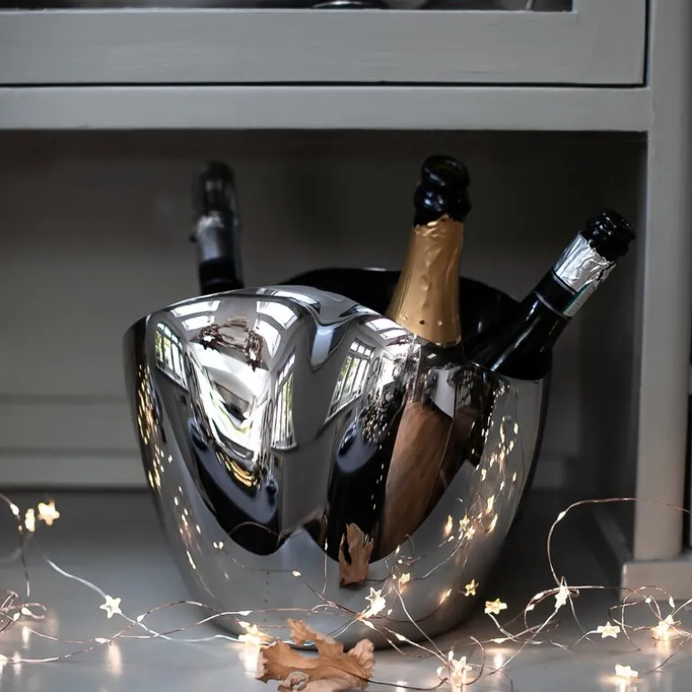 Drift champagne-/vinkjøler medium stål