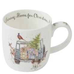 Driving Home for Christmas kopp 31 cl hundemotiv