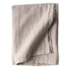 Duk lin 145x270 cm hazelnut stripe