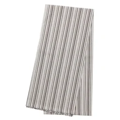 Duk 140x140 cm small stripes hvit