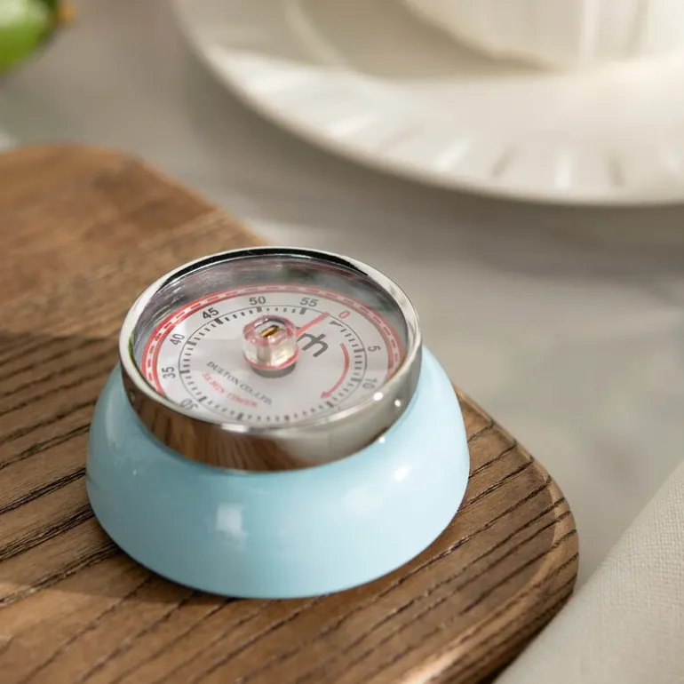 Dulton timer Ø7 cm lys blå