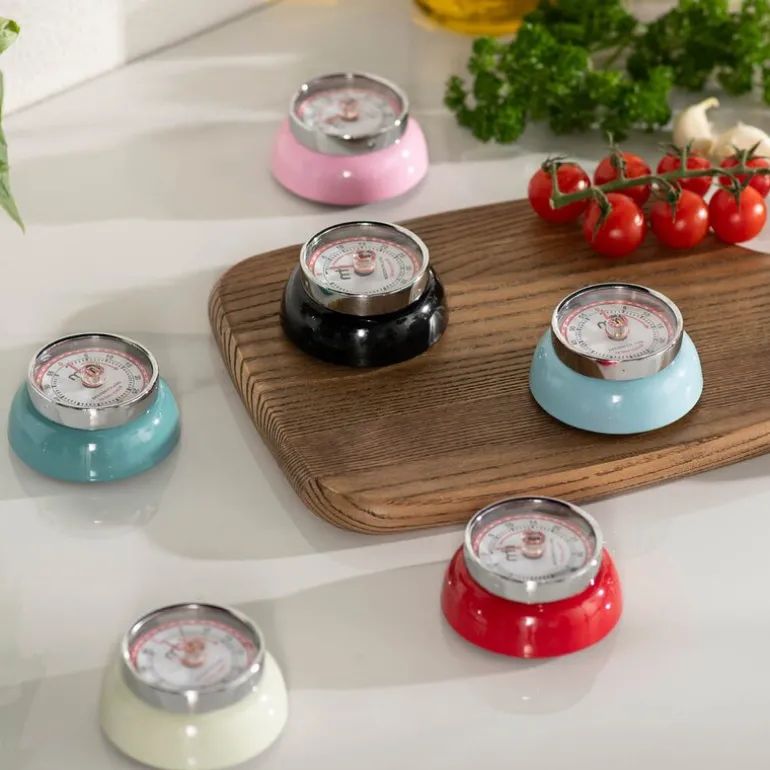 Dulton timer Ø7 cm mørk rød