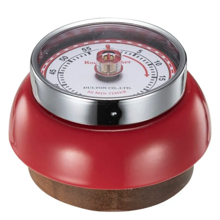 Dulton timer Ø7 cm mørk rød