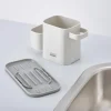 Duo oppbevaring for oppvaskutstyr grå