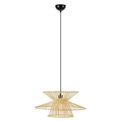 Duplici taklampe 57 cm natur