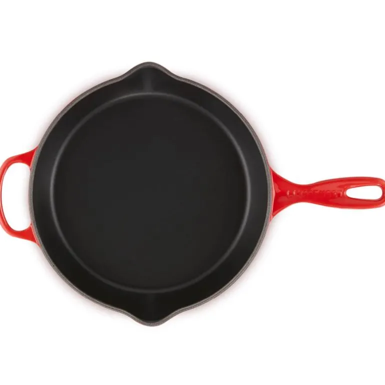 Dyp støpejernspanne 26 cm 2L cerise