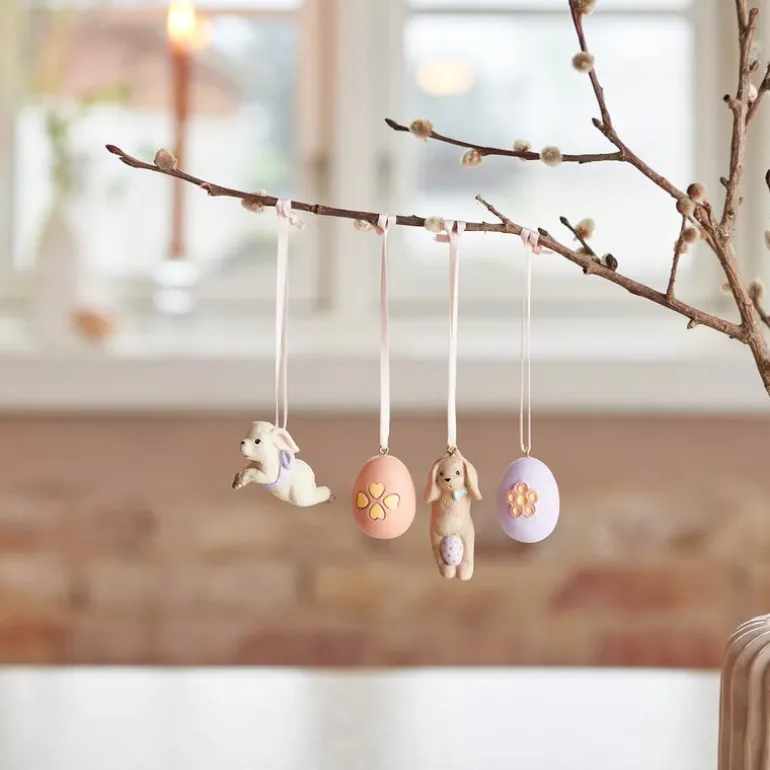 Dyrebarn påskepynt 4 stk vår 2023