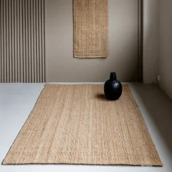Earth jute gulvteppe 70x140 cm natur