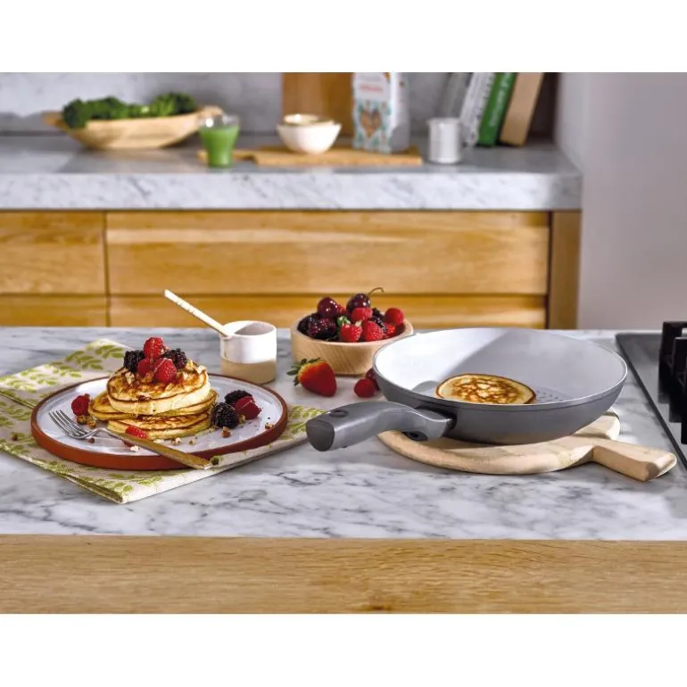 EarthPan stekepanne 20 cm grå