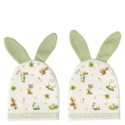 Easter Delight eggevarmere 15,5 cm 2 stk hvit/grønn