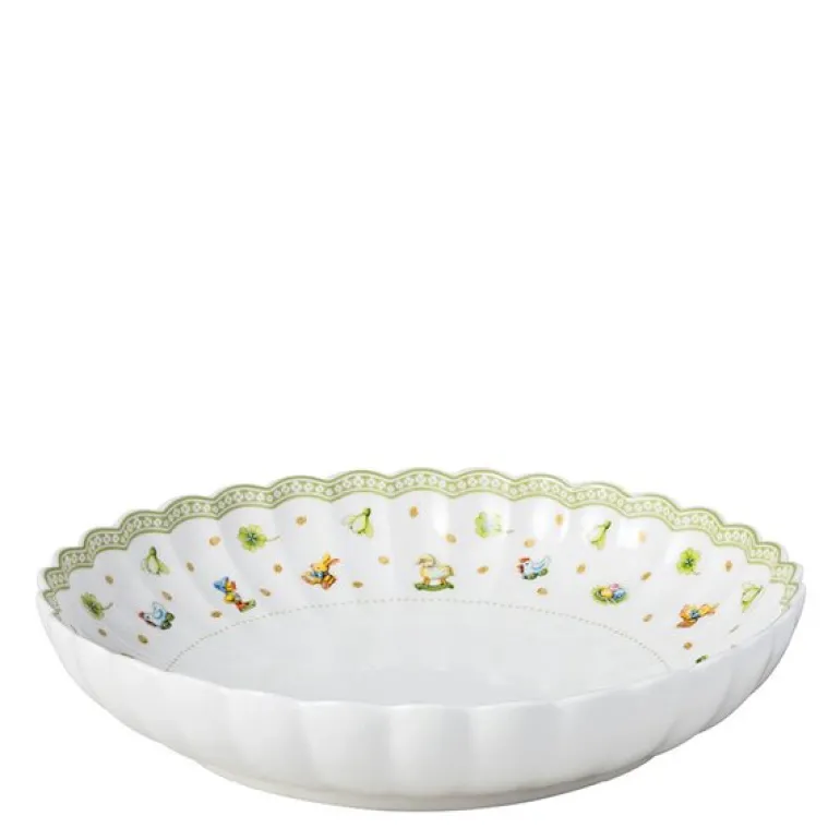 Easter Delight pastaskål 24x5 cm 70 cl hvit