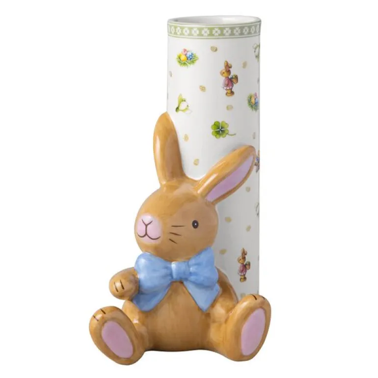 Easter Delight vase 18 cm hvit/grønn
