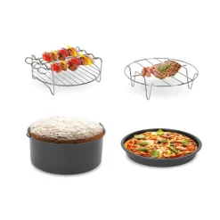 Easy Fry airfryer accessories XXL svart