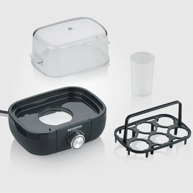 Eggekoker EK3166 med elektronisk kontroll 6 egg svart