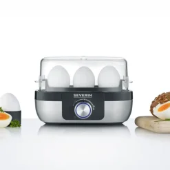 Eggekoker EK3163  med elektronisk kontroll 3 egg svart