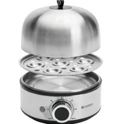 Eggekoker med timer 7 egg EB600 rustfritt stål
