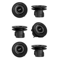 Ekstra stoppers 6 stk svart