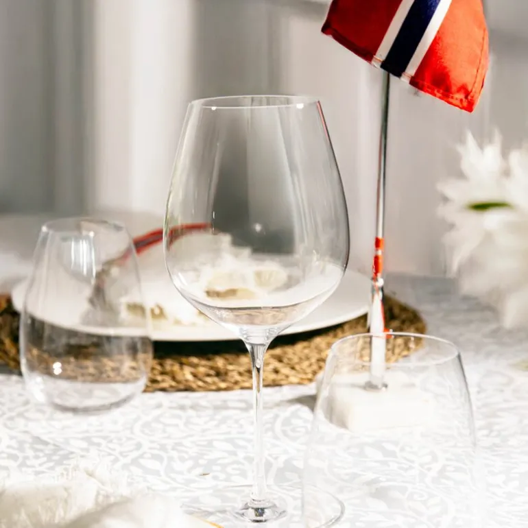 Elegance rødvinsglass 63 cl 2 stk klar