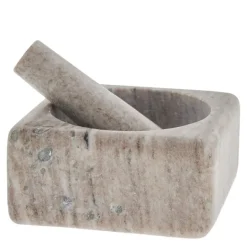 Elina morter 12,5x12,5 cm mørk sand