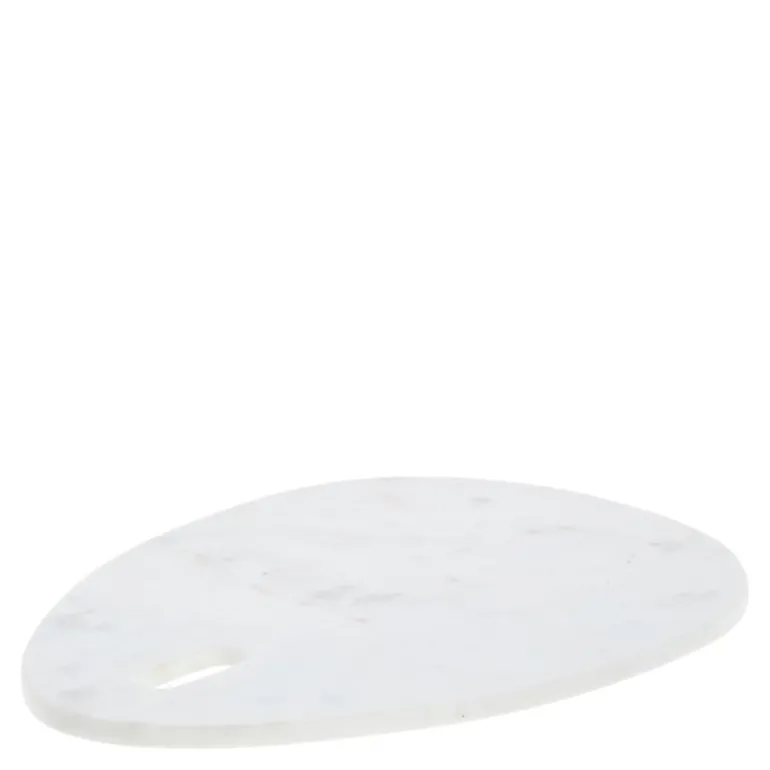 Ellia skjærebrett 40x30 cm hvit marmor