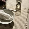 Elouise bordbrikke 41,5x32 cm 2 stk offwhite/fungi grey