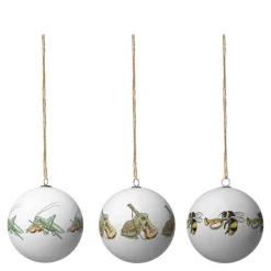 Elsa Beskow julekule 3 stk frosk/humle/sirisse