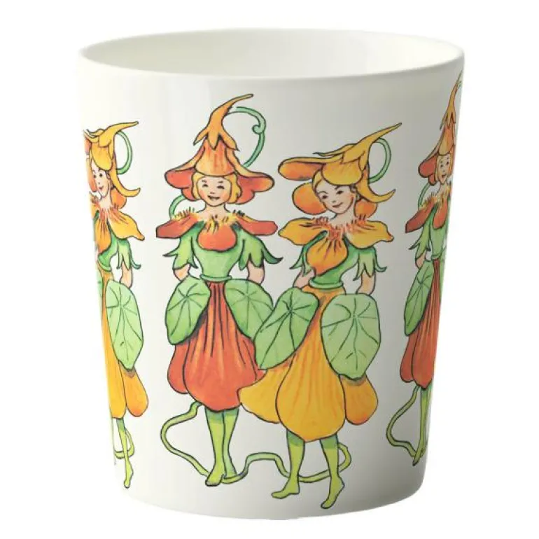 Elsa Beskow nasturtium krus 28 cl hvit