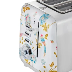 Elveden brødrister 2 skiver white/silver