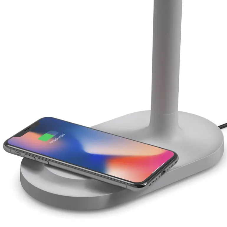 Emendo lampe med trådløs Qi-lader cloud